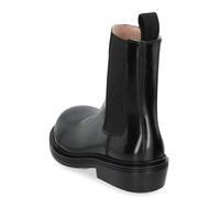 Bottega Veneta Black Calfskin Chelsea Boots