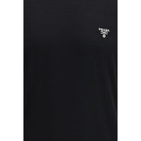 Prada Black Fleece Wool T-Shirt