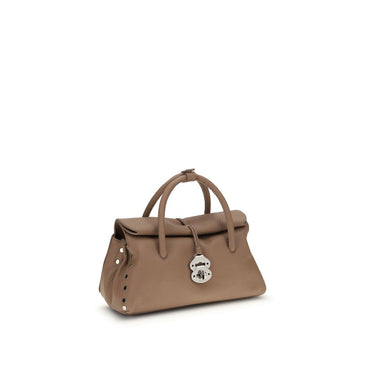 Zanellato Brown Calf Leather Bos Taurus Shoulder Bag