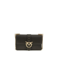 PINKO Bicolor Calf Leather Bos Taurus Shoulder Bag