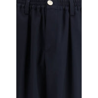Marni Blue Merino Wool Casual Pants