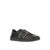 Valentino Garavani Black Leather Sneakers