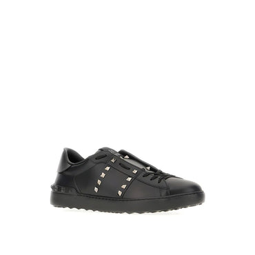 Valentino Garavani Black Leather Sneakers