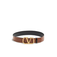 Valentino Garavani Brown Leather Regular Belt
