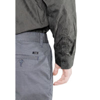 Armani Exchange Blue Cotton Skinny Pants