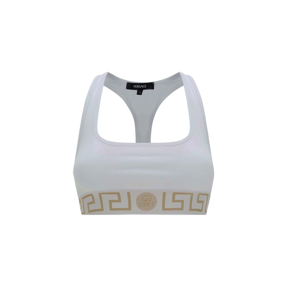 Versace White Cotton Top