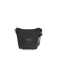 Y-3 Black Polyester Shoulder Bag