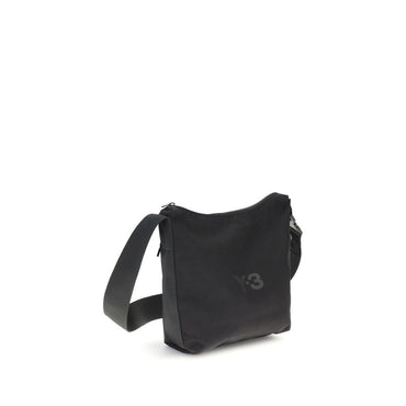 Y-3 Black Polyester Shoulder Bag