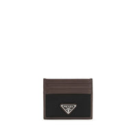 Prada Black Calf Leather Bos Taurus Wallet