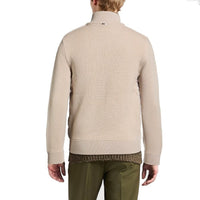 Herno Beige Virgin Wool Full-Length Jacket
