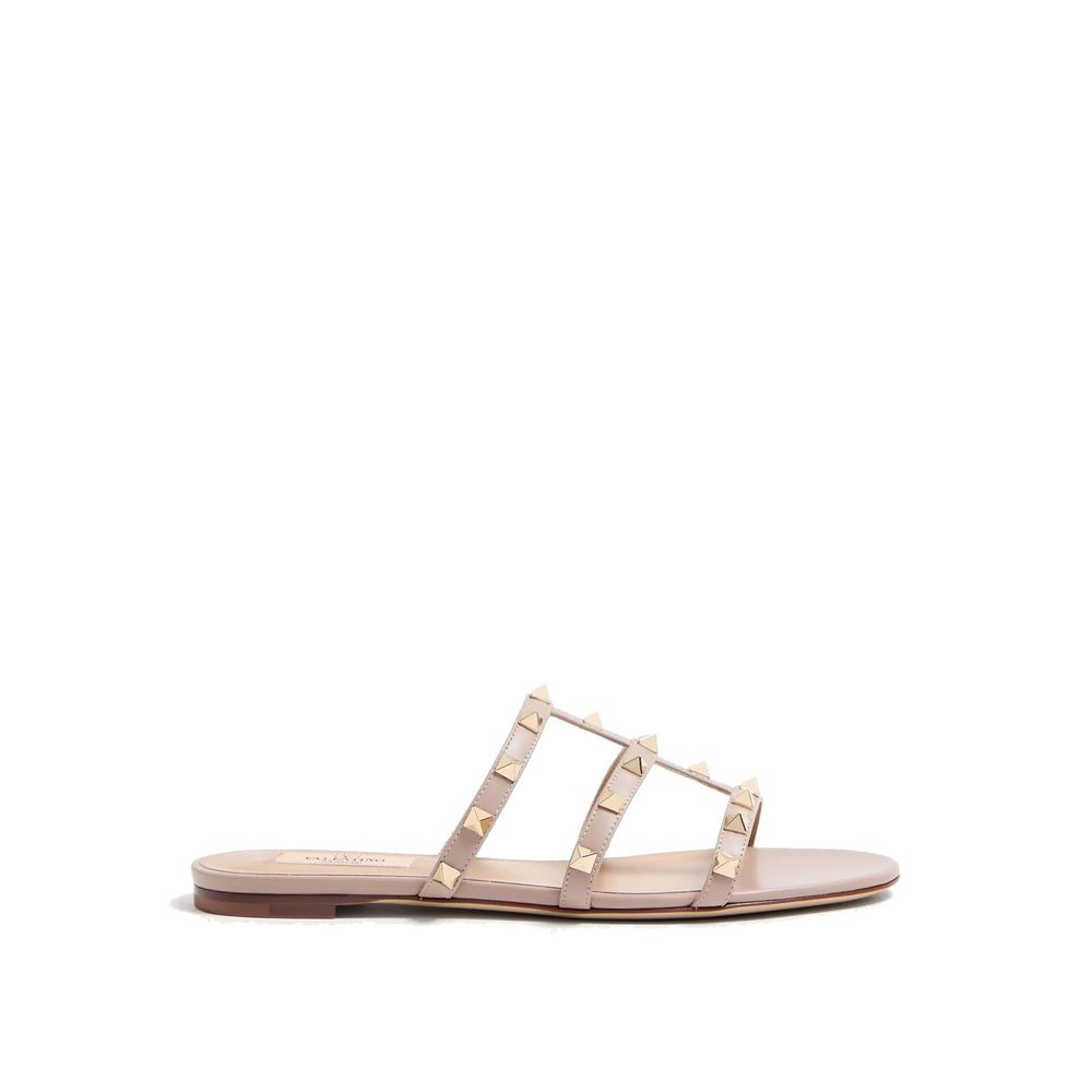 Valentino Garavani Multicolor Calfskin Strap-On Sandals