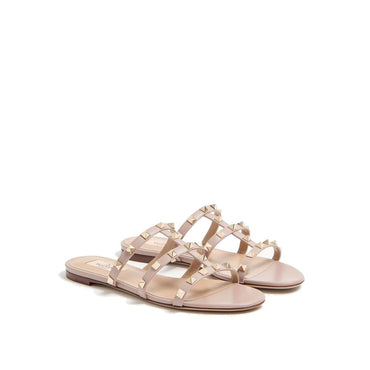 Valentino Garavani Multicolor Calfskin Strap-On Sandals