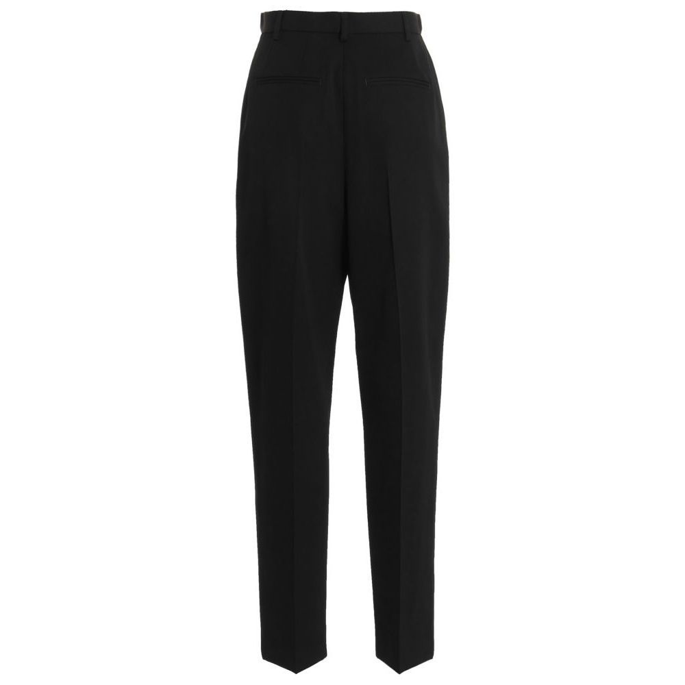 Tory Burch Black Polyester Casual Pants