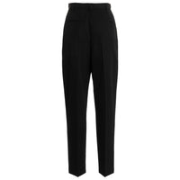 Tory Burch Black Polyester Casual Pants