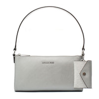 Michael Kors Silver Leather Shoulder Bag