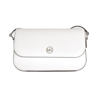 Michael Kors White Leather Crossbody Bag