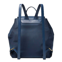 Michael Kors Blue Canvas Backpack