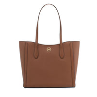 Michael Kors Brown Canvas Tote Bag