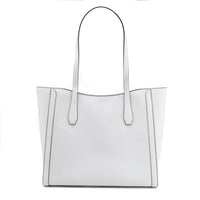 Michael Kors White Canvas Tote Bag