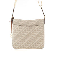 Michael Kors Beige Canvas Crossbody Bag