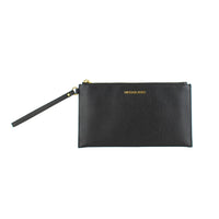 Michael Kors Black Leather Clutch Bag