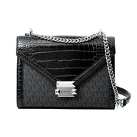 Michael Kors Black Canvas Crossbody Bag
