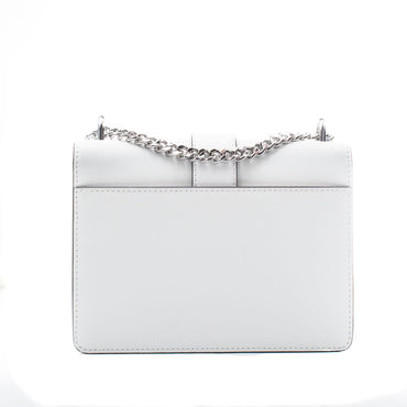 Michael Kors White Leather Shoulder Bag