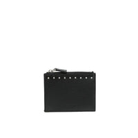 Valentino Garavani Black Calfskin Cardholder