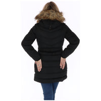 Pepe Jeans Black Polyester Coat