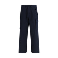 Burberry Blue Cotton Cargo Pants