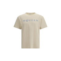 Alexander McQueen Cream Cotton T-Shirt