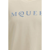 Alexander McQueen Cream Cotton T-Shirt