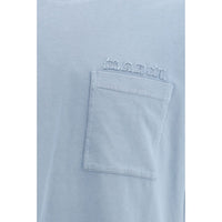 Marni Light Blue Cotton T-Shirt