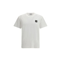 Stone Island White Cotton T-Shirt