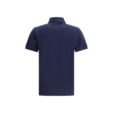 Etro Blue Cotton Polo Shirt