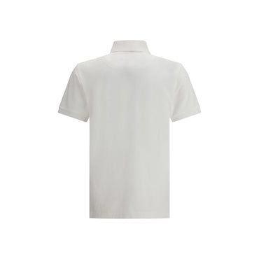Etro White Cotton Polo Shirt