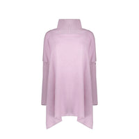 Herno Purple Virgin Wool Poncho