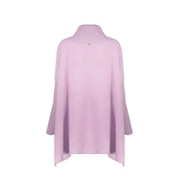 Herno Purple Virgin Wool Poncho