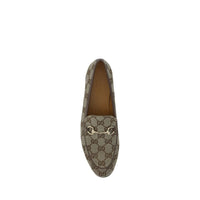Gucci Beige Polyamide Slip-On Loafers