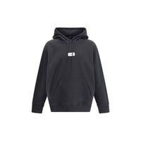 MM6 Black Cotton Sweatshirt
