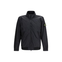 Stone Island Black Polyamide Coat