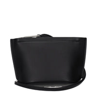 Salvatore Ferragamo Black Leather Clutch Bag