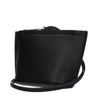 Salvatore Ferragamo Black Leather Clutch Bag