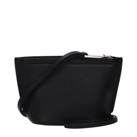 Salvatore Ferragamo Black Leather Clutch Bag
