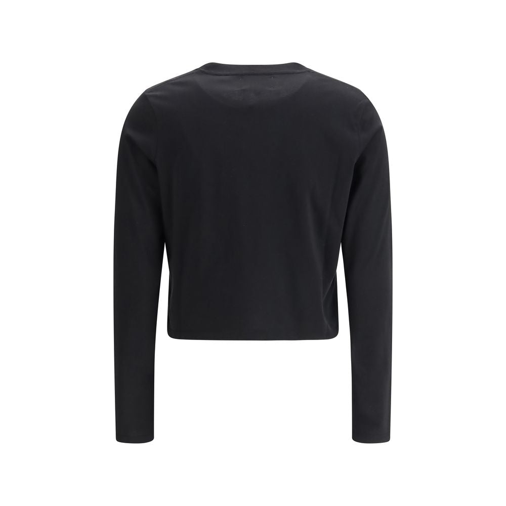 Loulou De Saison Black Cotton Long Sleeve T-Shirt