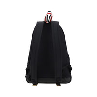 Thom Browne Black Polyester Backpack