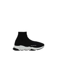 Balenciaga Black Elastane Athletic Sneakers