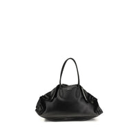 Alexander McQueen Black Calf Leather Bos Taurus Shoulder Bag