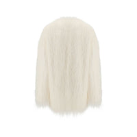Loulou De Saison White Polyester Coat