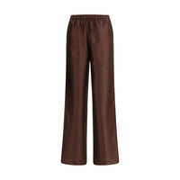 Loulou De Saison Brown Viscose Casual Pants